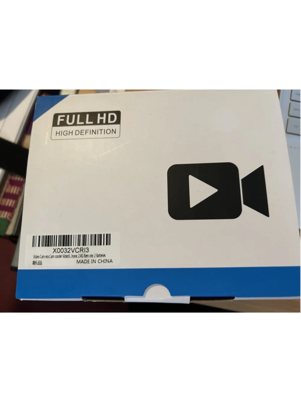 Camcorder Full HD High Definition Includes Stereo Microphone, Remote 2 Batteries